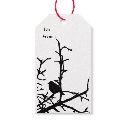 Bird on a Branch Pack of Gift Tags