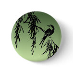 Bird on a Branch Pinback Button