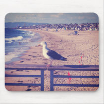 Bird On A Rail mousepads