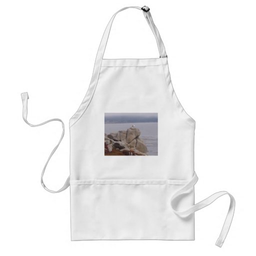 Bird on a Rock Apron