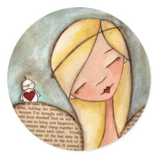 Bird on a Wing - Angel Stickers sticker