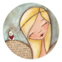 Bird on a Wing - Angel Stickers by DudaDaze Bird on a Wing - Angel Stickers