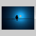 Bird on a Wire / Thinking of You Greeting Card cards
