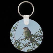 Bird On Branch 1 keychains by melhi_ Bird On Branch 1 keychains