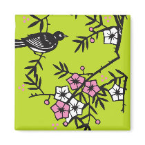 Bird on Branch Magnet