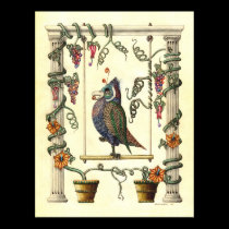 Bird on Swing 1974 - Art Print posters