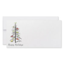Bird Paper Tree Personalized Photo Card