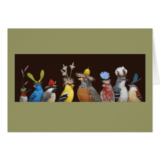 bird party card
