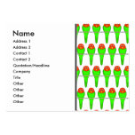 Bird Pattern. Parakeets. Business Card Template