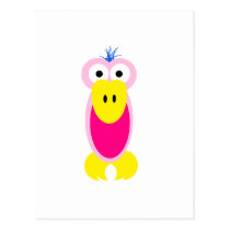Bird Pink postcards