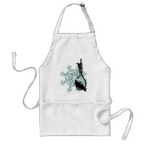 BIRD RESTING ON A NOOSE APRON