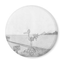 bird riding turtleback magnets by nachobizzle bird riding turtleback magnets