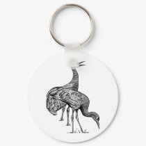 Bird / Sandhill Crane keychains