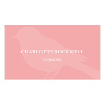 Bird Silhouette Business Card