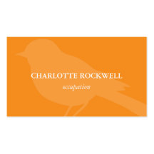 Bird Silhouette Business Card