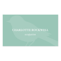 Bird Silhouette Business Card