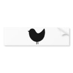 Bird Silhouette Design! Bumper Sticker