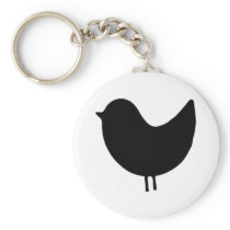 Bird Silhouette Design! Keychains