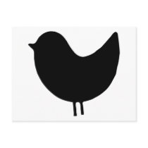 Bird Silhouette Design! Post Card