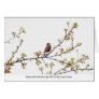 Bird Singing a Happy Song Cards