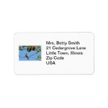 Bird Singing in an Apple Tree Personalized Address Label