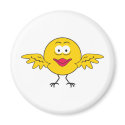 Bird Smiley Face magnets by doonidesigns Bird Smiley Face magnets