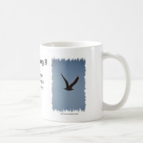 Bird Soaring High In The Sky Wings Spread mugs