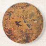 Bird Song New Year Beverage Coasters