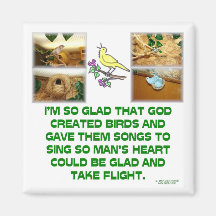 BIRD SONGS MAGNET