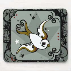Bird Tattoo Mousepad mousepad