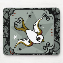 Bird Tattoo Mousepad by jfarrell12 Bird Tattoo Mousepad