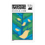 Bird Tree Postage Stamps