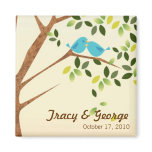 Bird Tree Save the Date Magnet