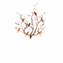 Bird Tree t-shirts