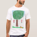 bird under tree t-shirts