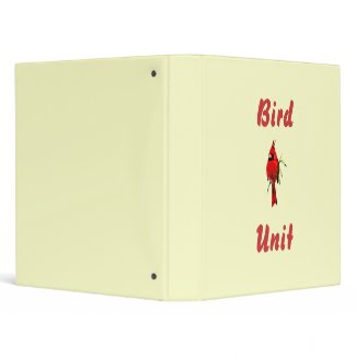 Bird Unit Notebook binder