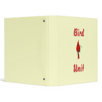 Bird Unit Notebook binders