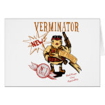 Bird Verminator  ~ Pest Extermination New Gift Greeting Card