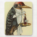 Bird Waiter mousepad