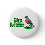 Bird Watcher Pinback Button
