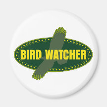Bird Watcher Fridge Magnet