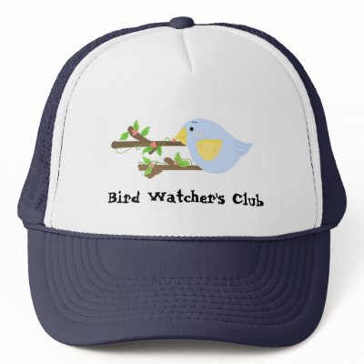 Bird Watcher's Club Trucker Hats by seashell2
