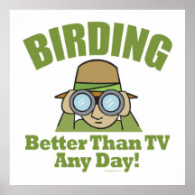 Bird Watching, Birding Poster