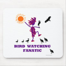 Bird Watching Fanatic Design Mousepads