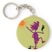 Bird Watching Fanatic Keychains