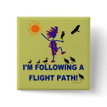 Bird Watching Flight Path Pin