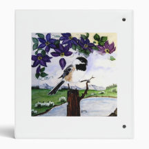 Bird Watching Journal Vinyl Binder