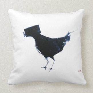 bird watching throw pillow