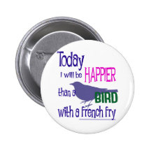 Bird with a french fry button