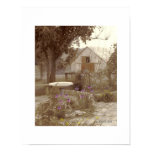 BIRDBATH AWAITS by CR SINCLAIR posters